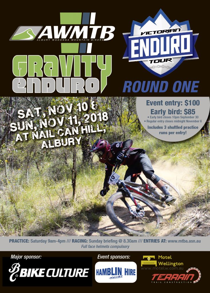 AWMTB gravity enduro 2018 no bleed