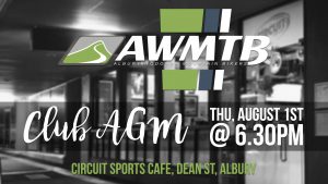 AWMTB Annual General Meeting @ Circuit Sports Cafe, Albury